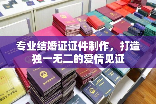 珠海专业结婚证证件制作，打造独一无二的爱情见证