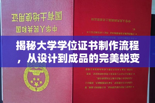 珠海揭秘大学学位证书制作流程，从设计到成品的完美蜕变